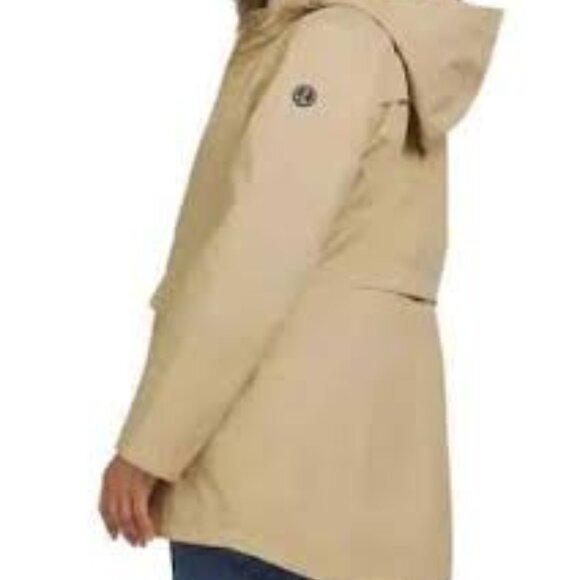 Lands' End Women's Jacket With Vest Size S Tan Water Resistant Lightweight NEW - Picture 9 of 16